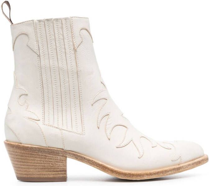 Sartore tonal western boots Neutrals