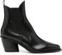 Sartore Western-style leather boots Black - Thumbnail 1