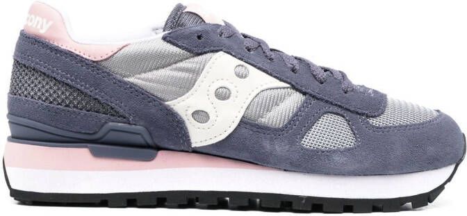 Saucony panelled low-top sneakers Blue