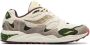 Saucony x Bodega Grid Shadow 2 "Jaunt Woven Hemp Acid Lime Red Alert Gum" sneakers Neutrals - Thumbnail 1