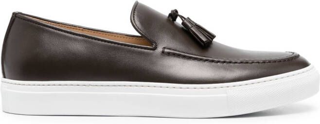 Scarosso Amadeo leather sneakers Brown
