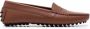Scarosso Ashely leather loafers Brown - Thumbnail 1