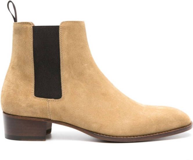 Scarosso Axel 40mm suede Chelsea boots Neutrals