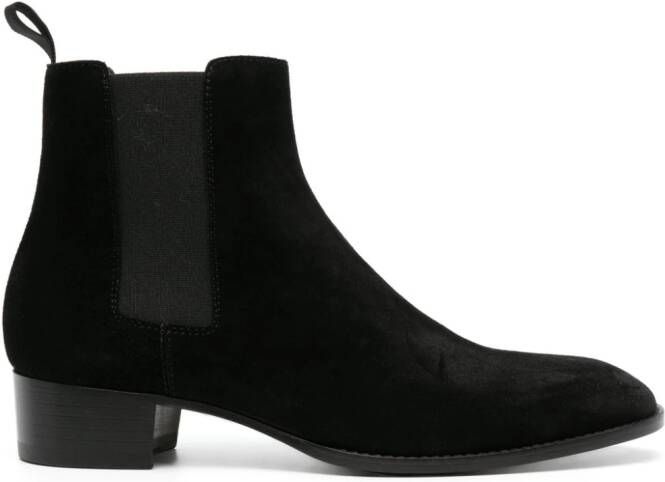 Scarosso Axel suede boots Black