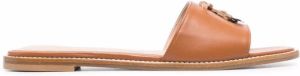 Scarosso Beatrice leather sandals Brown