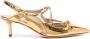 Scarosso Bling 60mm patent-leather pumps Gold - Thumbnail 1