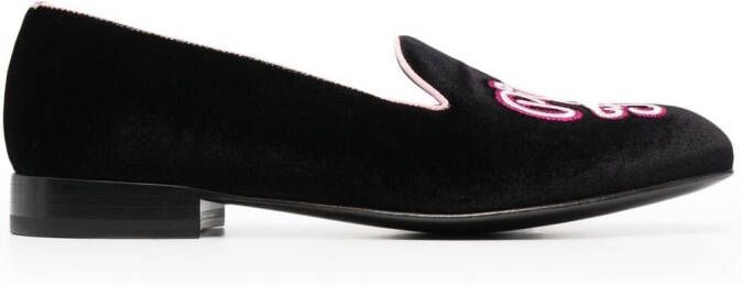 Scarosso Brian Atwood Nolita slippers Black