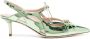 Scarosso Brisk 60mm patent-leather pumps Green - Thumbnail 1