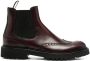 Scarosso brogue-detail ankle boots Red - Thumbnail 1