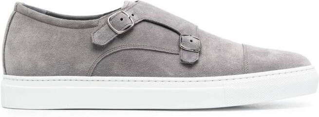 Scarosso buckle monk sneakers Grey