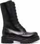 Scarosso Cara lace-up boots Black - Thumbnail 1