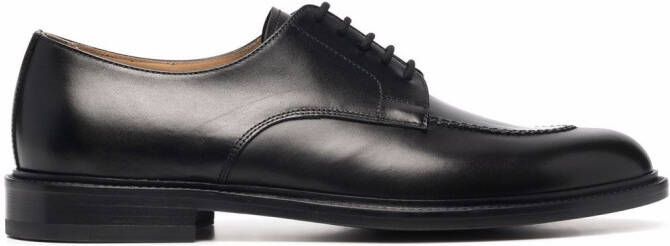 Scarosso Chuck leather derby shoes Black