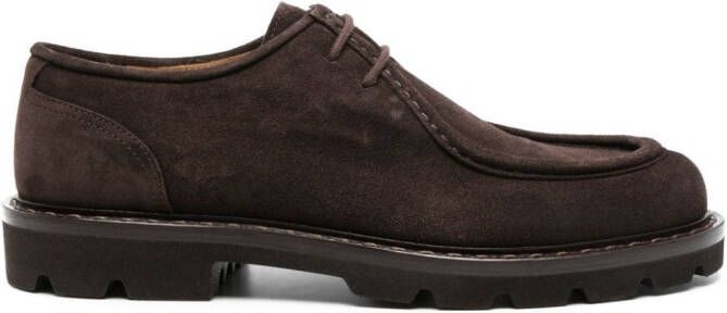 Scarosso Damiano leather Derby shoes Brown
