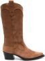 Scarosso Dolly suede boots Brown - Thumbnail 1