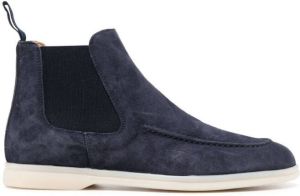 Scarosso Eugenia suede ankle boots Blue