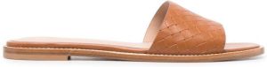 Scarosso Federica interwoven sandals Brown