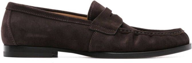 Scarosso Fred suede loafers Brown