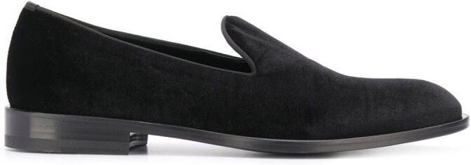 Scarosso George plain loafers Black