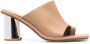 Scarosso Gwen leather mules Neutrals - Thumbnail 1
