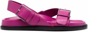 Scarosso Hailey buckled sandals Pink