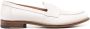 Scarosso Harper leather penny loafers White - Thumbnail 1