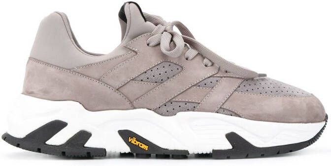Scarosso Idriss panelled sneakers Grey