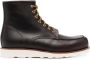 Scarosso Jake leather ankle boots Brown - Thumbnail 1