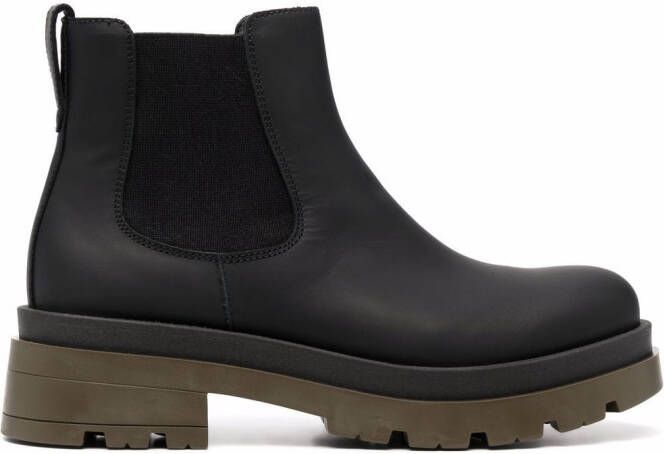 Scarosso Janet leather boots Black