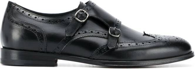 Scarosso Kate monk shoes Black