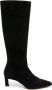 Scarosso Kira 50mm suede boots Black - Thumbnail 1