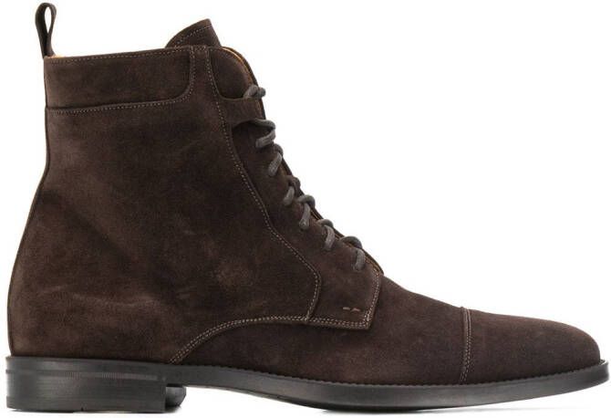 Scarosso lace-up ankle boots Brown