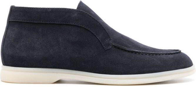 Scarosso Leonarda suede ankle boots Blue