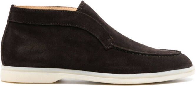 Scarosso Leonarda suede ankle boots Brown