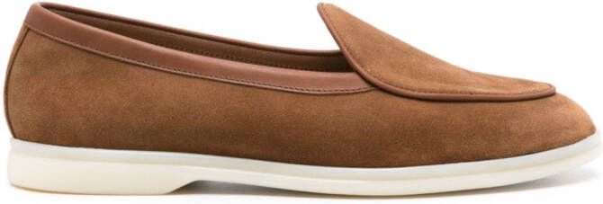 Scarosso Livio suede loafers Brown