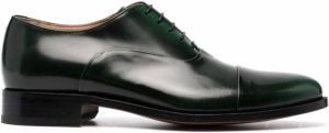 Scarosso Lorenzo leather oxford shoes Green