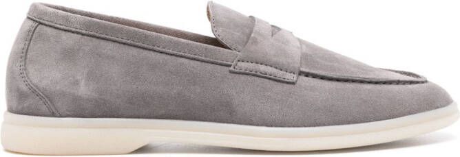 Scarosso Luciana suede loafers Grey