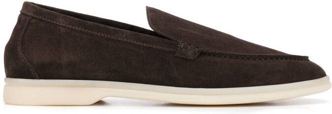 Scarosso Ludovic suede loafers Brown