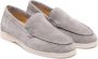 Scarosso Ludovica slip-on suede loafers Grey - Thumbnail 1