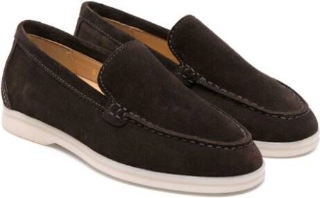 Scarosso Ludovica suede loafers Brown