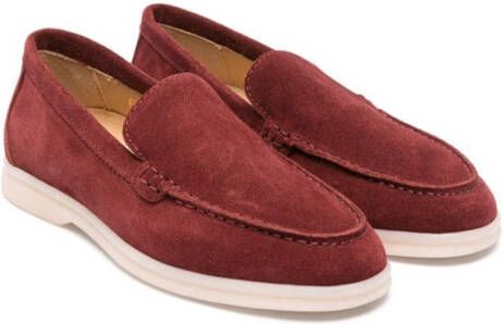 Scarosso Ludovica suede loafers Red