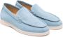 Scarosso Ludovica washed denim loafers Blue - Thumbnail 1