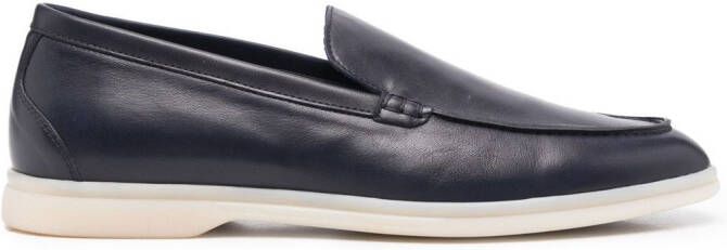 Scarosso Ludovico leather loafers Blue