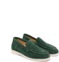 Scarosso Ludovico suede loafers Green - Thumbnail 1