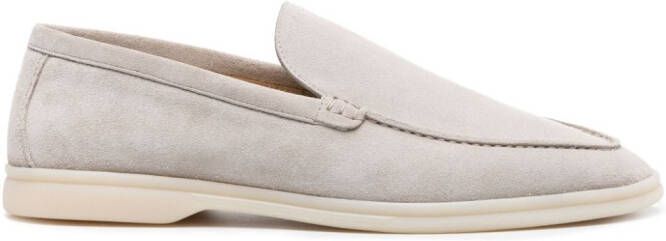 Scarosso Ludovico suede loafers Grey