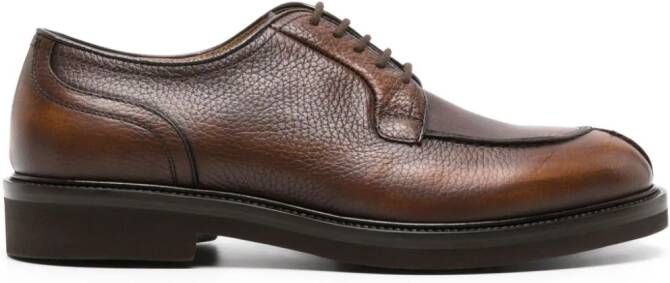 Scarosso Mario leather derby shoes Brown
