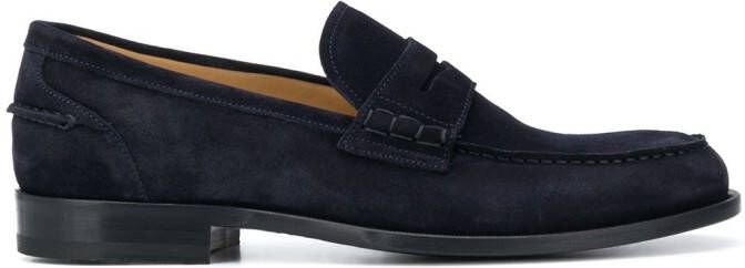 Scarosso Maurizio penny-slot loafers Blue