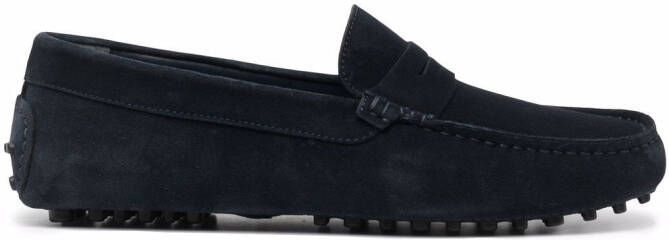 Scarosso Michael suede loafers Blue
