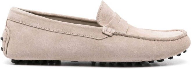 Scarosso Michael suede loafers Neutrals