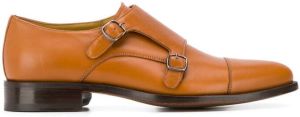 Scarosso monk strap shoes Brown
