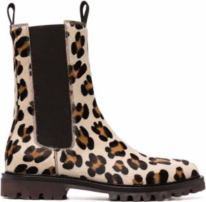 Scarosso Nick Wooster leopard boots Neutrals